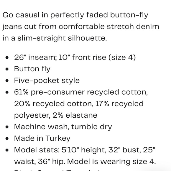 New Good American Good Legs Slim Straight Jeans - Picture 9 of 11